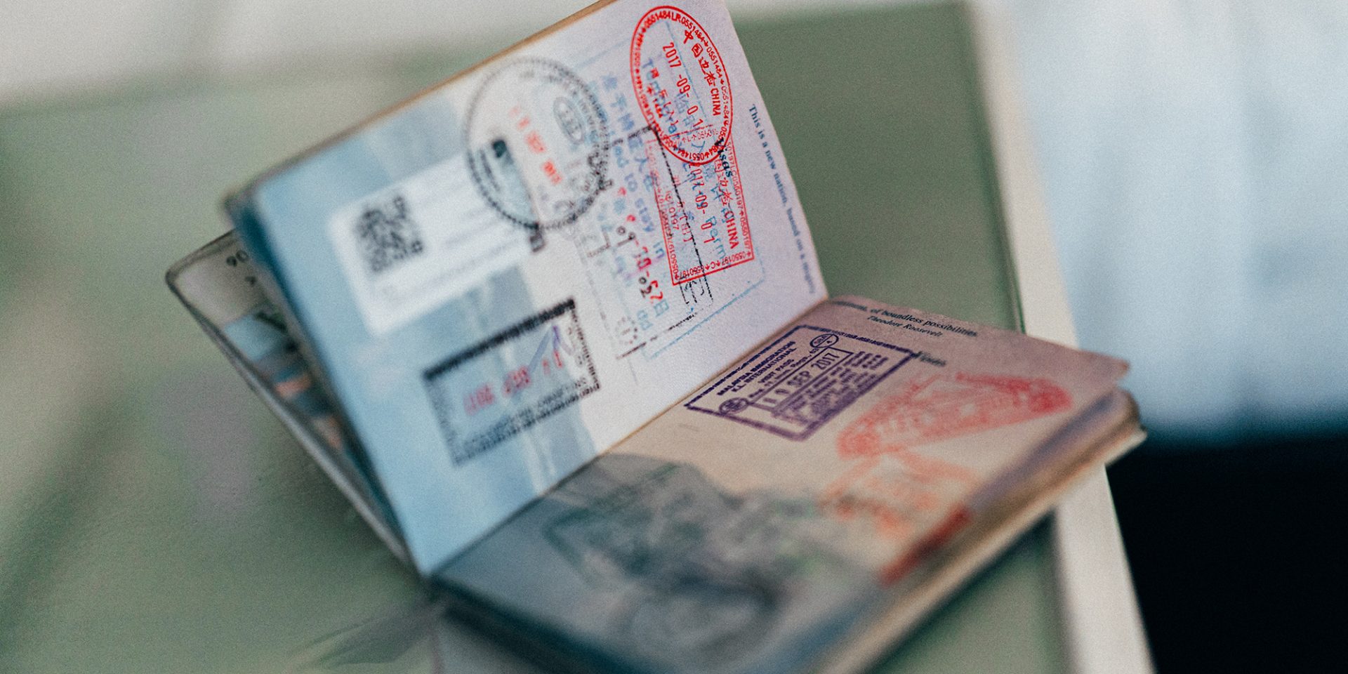 Bali Tourist Tax with Visa On Arrival stamp in a passport